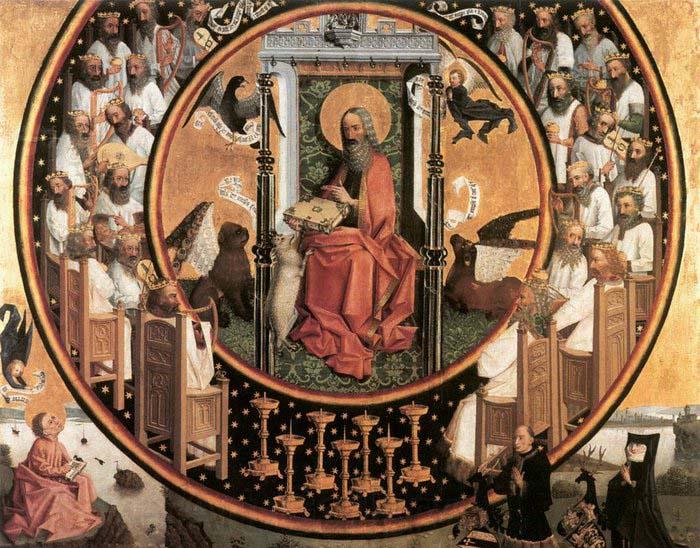 unknow artist Vision of St John the Evangelist Spain oil painting art